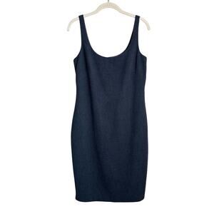 Vintage 90s Laundry by Shelli Segal Navy Sleeveless Dress Women's 10